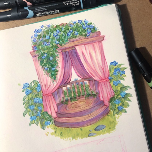 Gazebo In Alcohol Markers