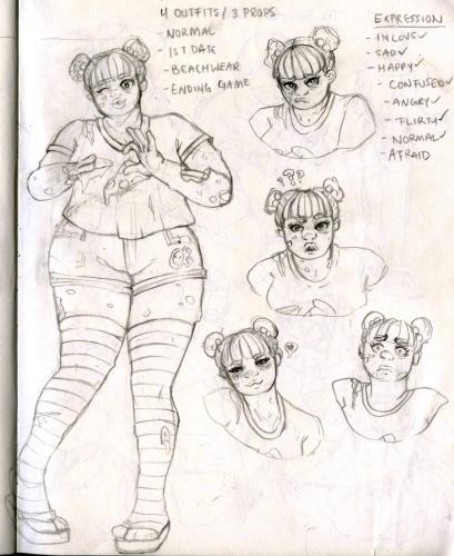 Lucy Expressions and Character Design, Monster Girl Dating Simulator